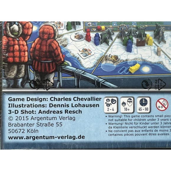 Antarctica Board Game by Charles Chevallier 2015 Argentum Verlag, New and Sealed - Picture 5 of 8
